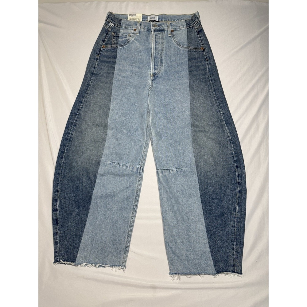 NWT Citizens Of‎ Humanity Pieced Horseshoe Denim Jean Women's Size 27 Two Tone